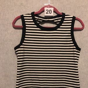 Sleeveless Stripe Kate Spade Bow Back Stretch Top
